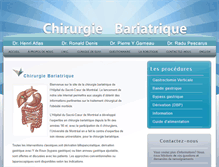 Tablet Screenshot of chirurgiebariatrique.com